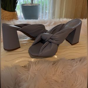 Soft powder blue Heels.   Various sizes 6, 10, 11. Very soft and comfortable.